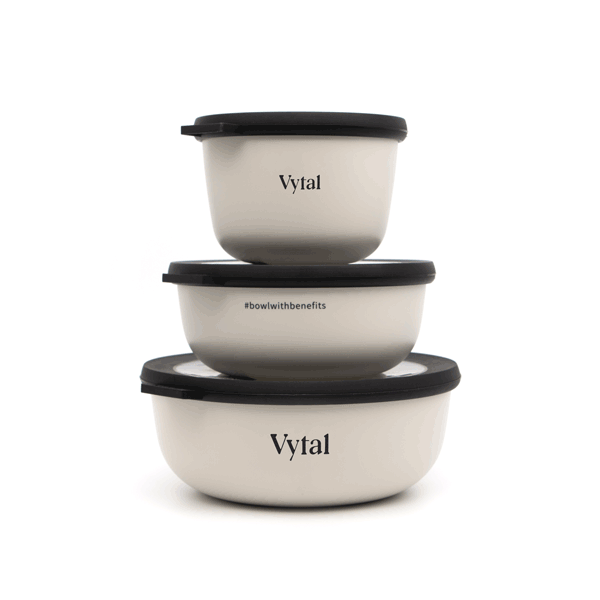 Vytal Mehrweg Bowls aufeinandergestapelt