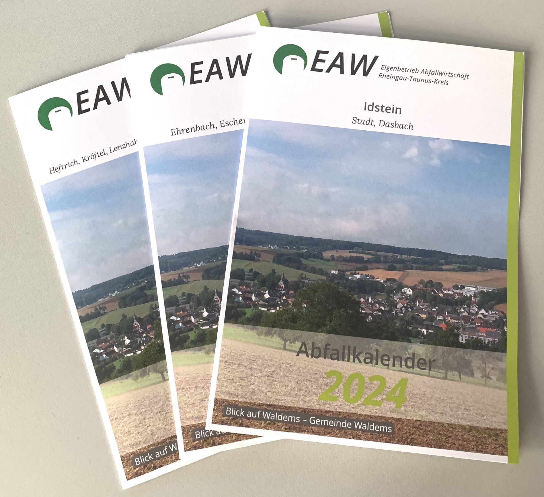 Abfallkalender 2024 Stadtverwaltung Idstein