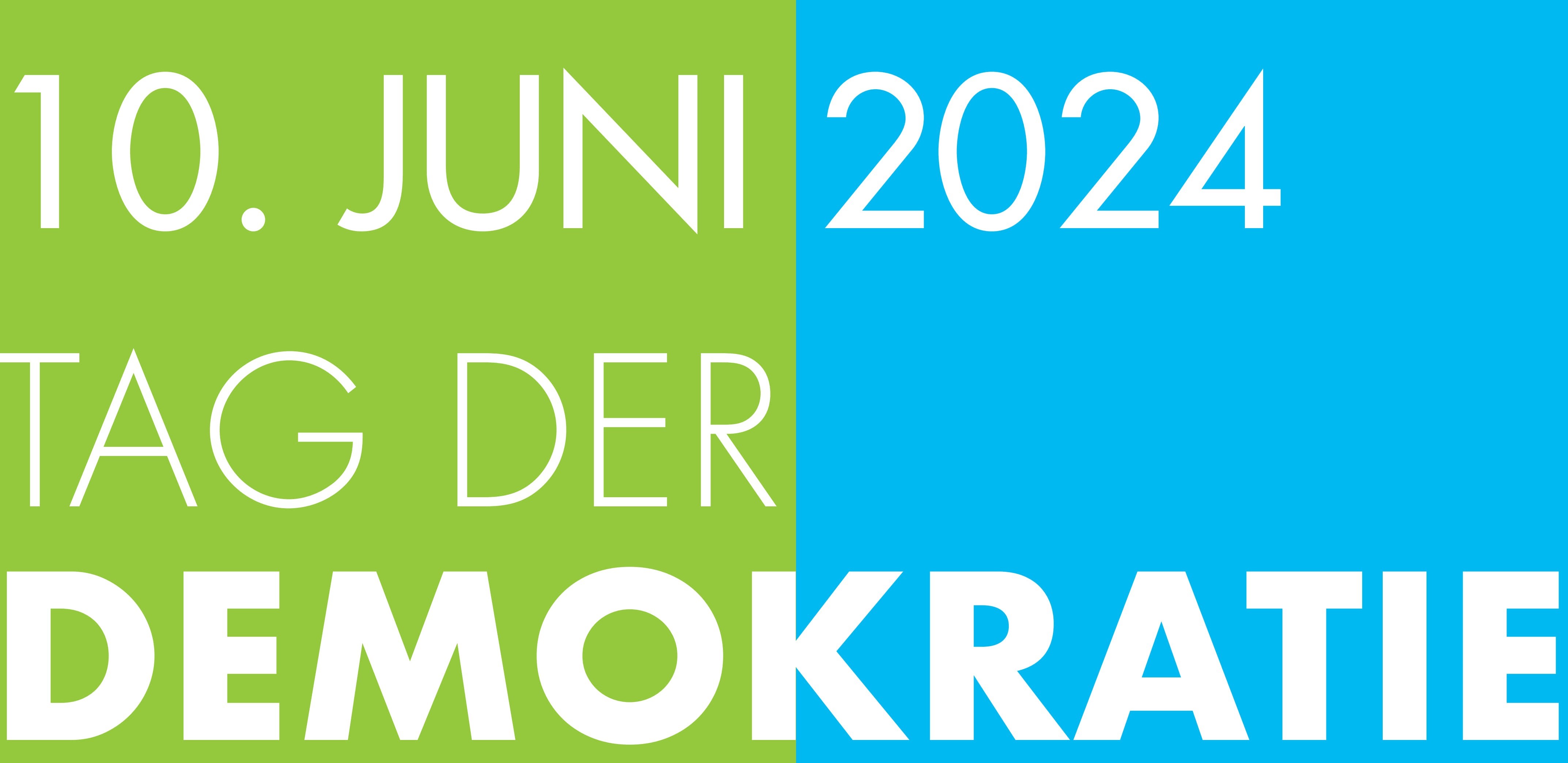 Plakat Tag der Demokratie