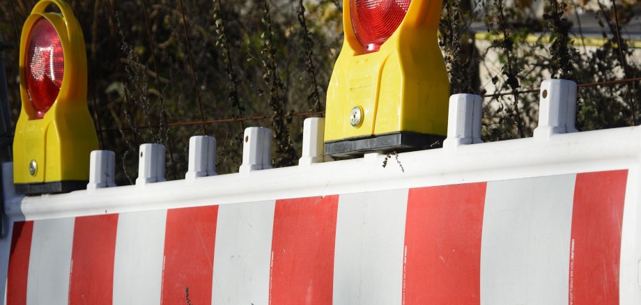 Baustellenabsperrung