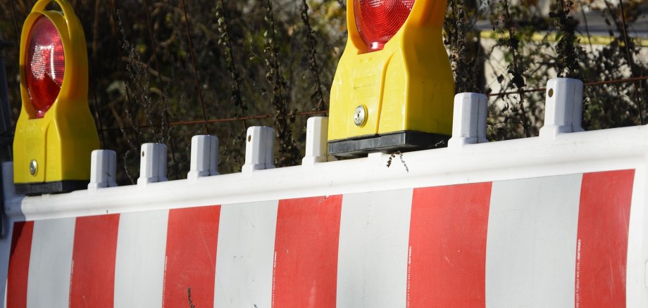 Baustellenabsperrung
