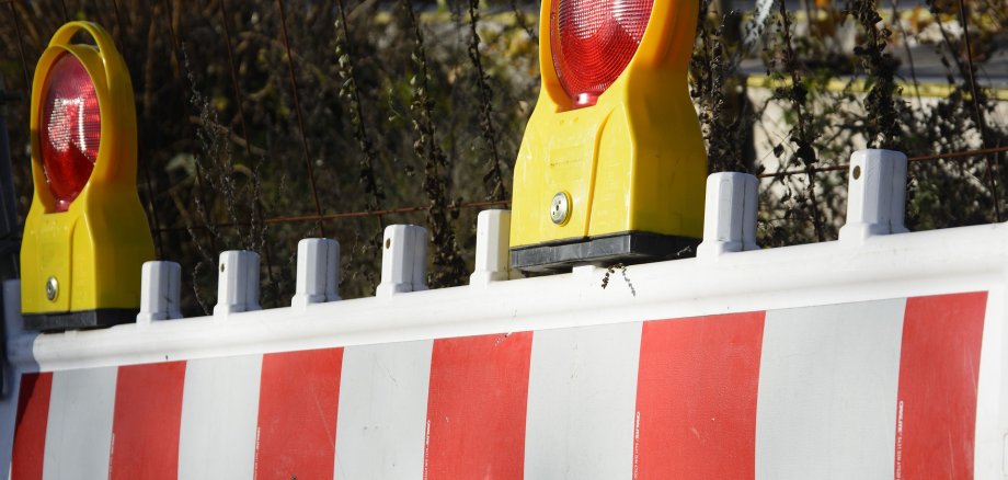 Baustellenabsperrung