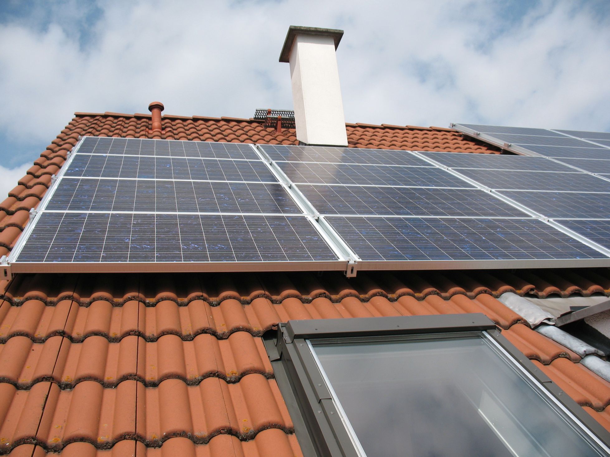 Photovoltaikanlage auf einem Dach