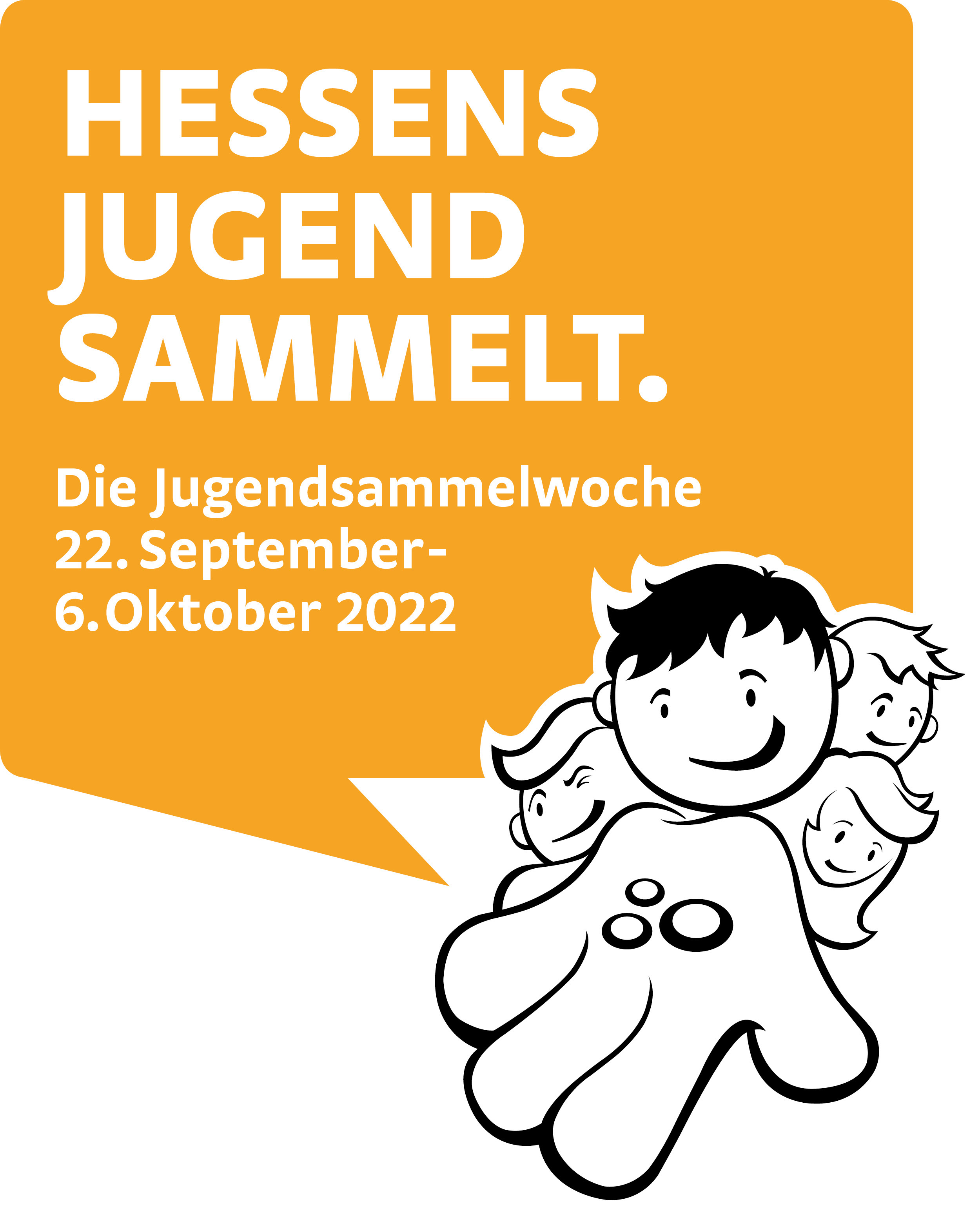Logo Hessens Jugend sammelt