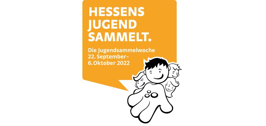 Logo Hessens Jugend sammelt