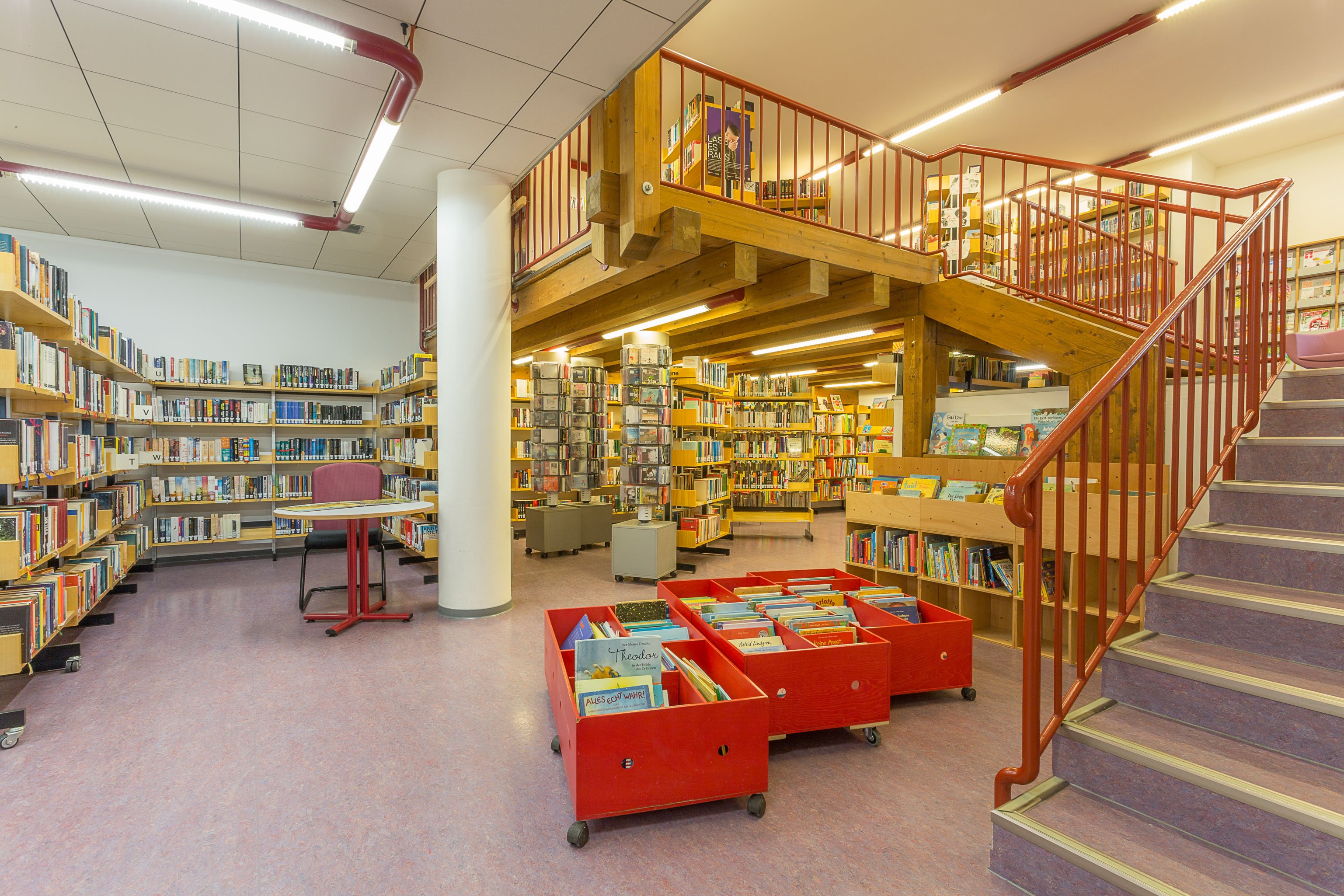 Blick in die Bücherei