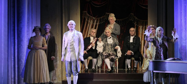 Theater Schauspieler auf einer Bühne