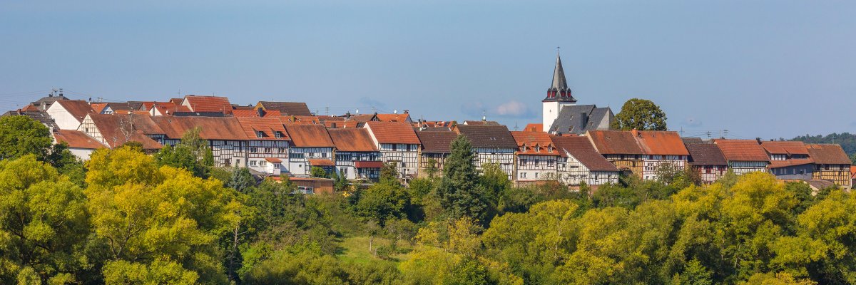 Blick auf Scheunenfront Walsdorf