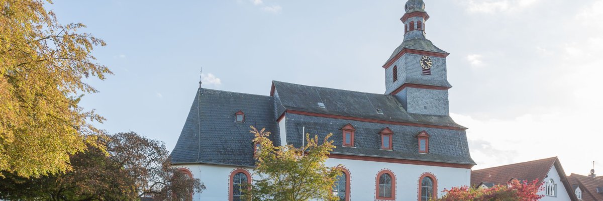 Blick auf Kirche in Wörsdorf