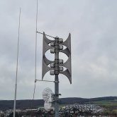 Sirenenanlage auf dem Dach des Feuerwehrstützpunktes
