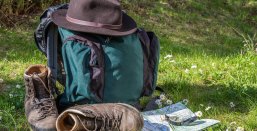 Wandern ein Rucksack