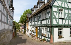 Barocke Vorstadt Fachwerkhäuser