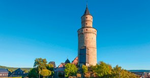 Hexenturm Ansicht Hexenturm aus Richtung Schloss mit Schlossbrücke