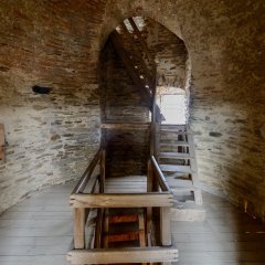 Hexenturm innen Treppenanlage