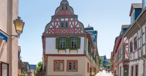 Obergasse Idstein Straße mit Fachwerkhäusern