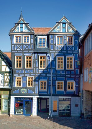 Schiefes Haus Fachwerkhaus