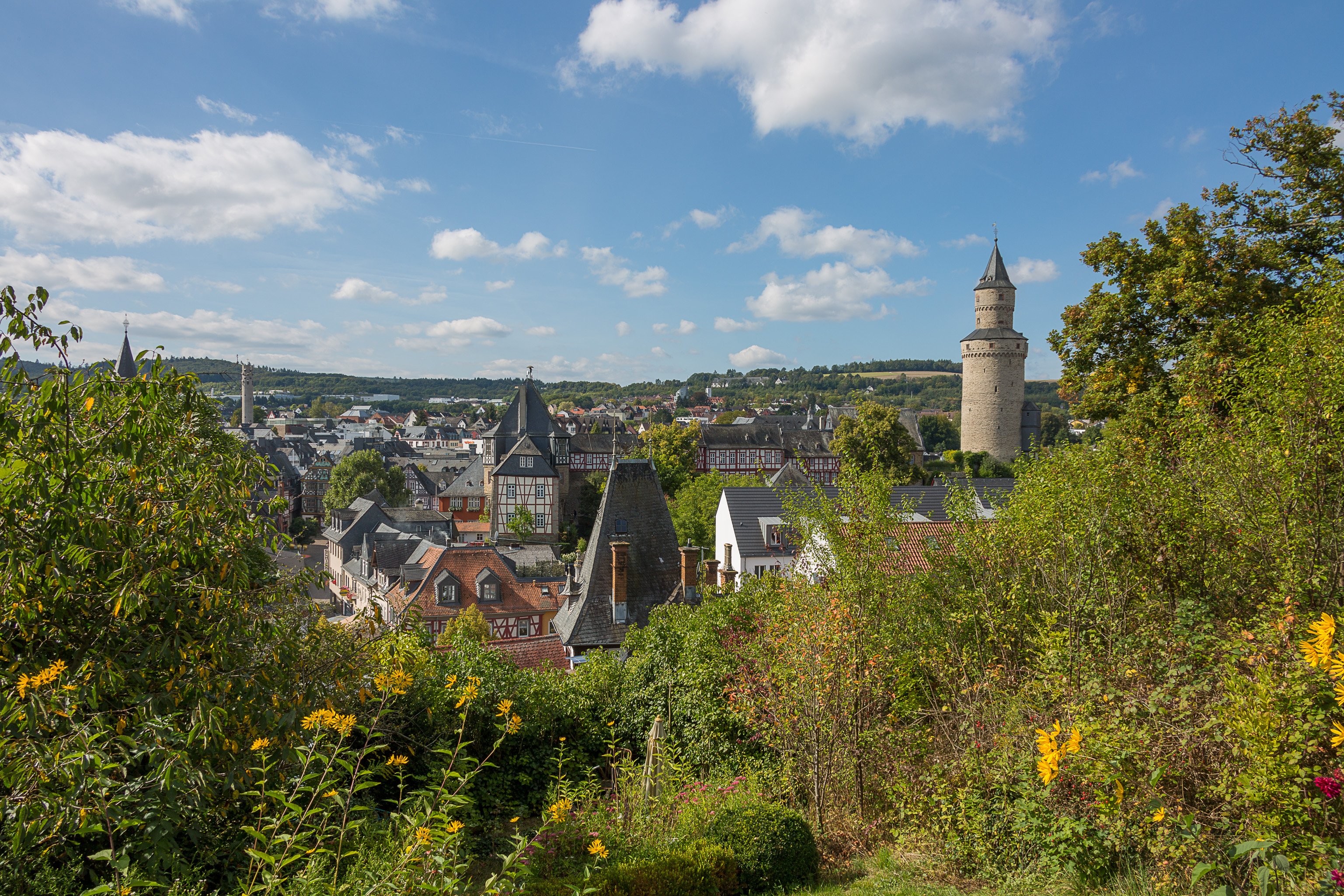 Blick auf die Idsteiner Altstadt