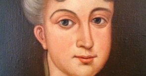 Damengesellschaft eine Frau auf einem Gemälde