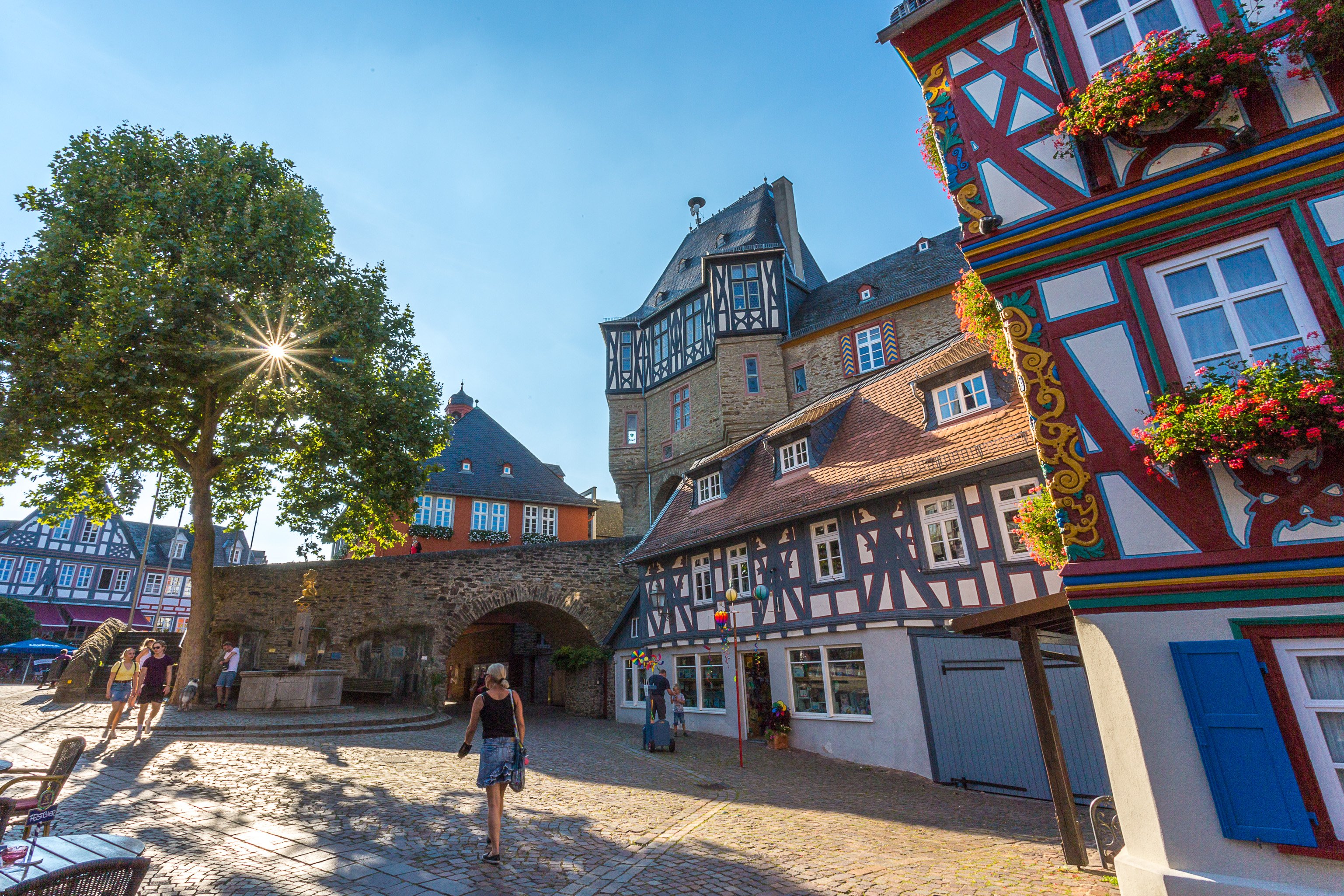 viele Fachwerkhäuser