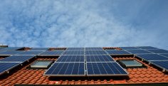 Solaranlage Dach Solaranlage auf einem Dach